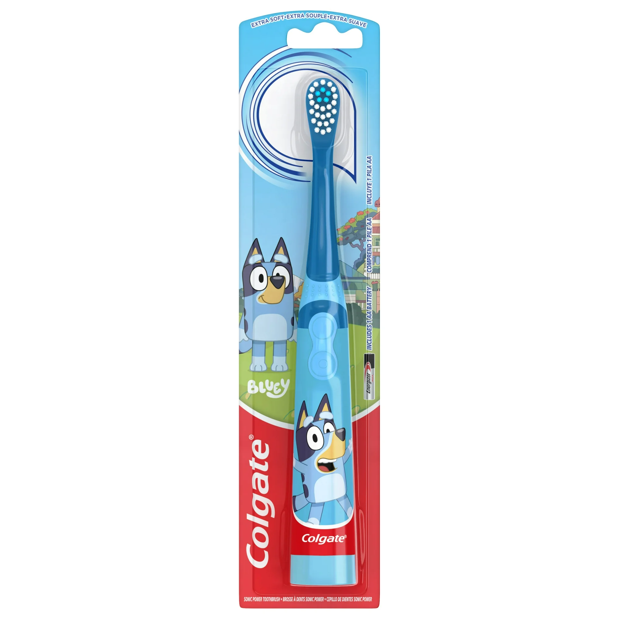 Colgate Kids Battery Toothbrush, Bluey Toothbrush, 1 Pack