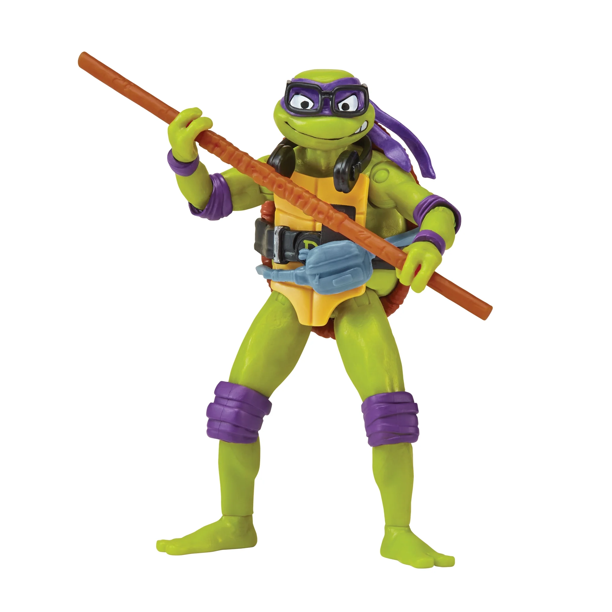 Teenage Mutant Ninja Turtles: Mutant Mayhem 4.5” Donatello Basic Action Figure by Playmates Toys - Image 2