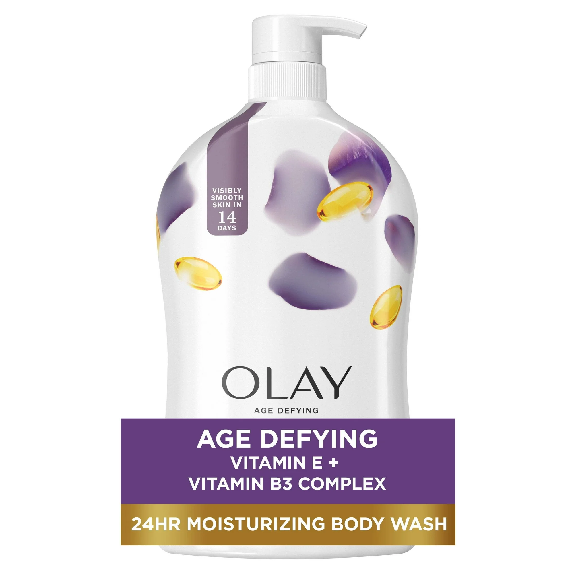 Olay Age Defying Body Wash with Vitamin E, 33 fl oz - Image 2