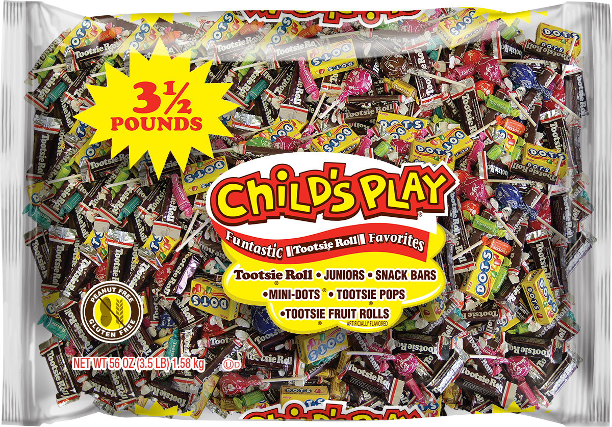 Tootsie Child's Play Variety Candies Pack, 3.5 Ib